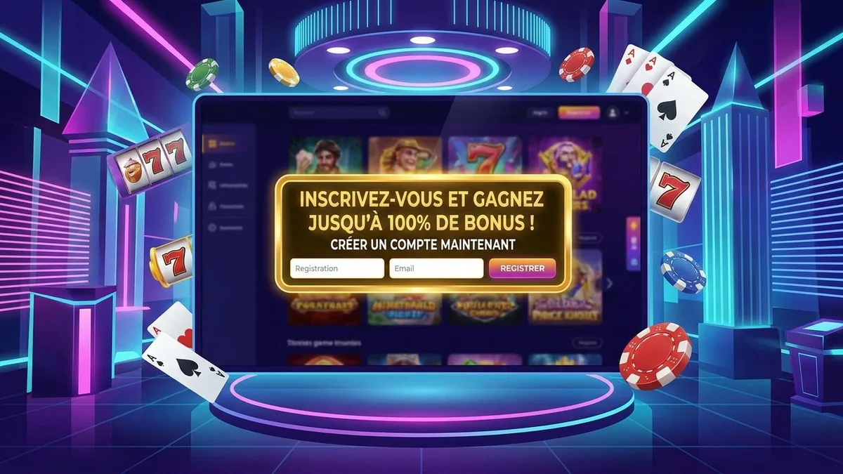 Inscription avec bonus